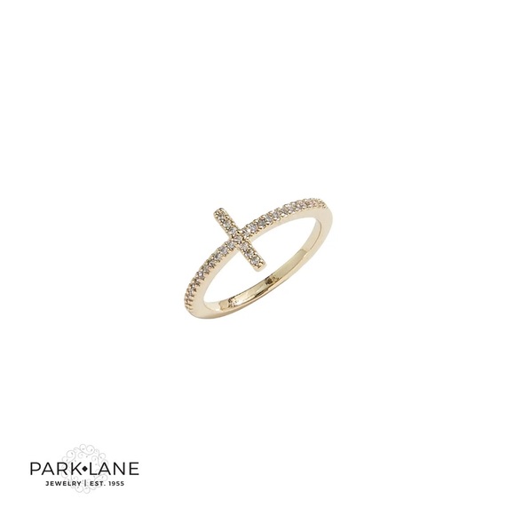 Park Lane Jewelry - Park Lane Gold Cross - WORTHY - Ring Size 7 NIB